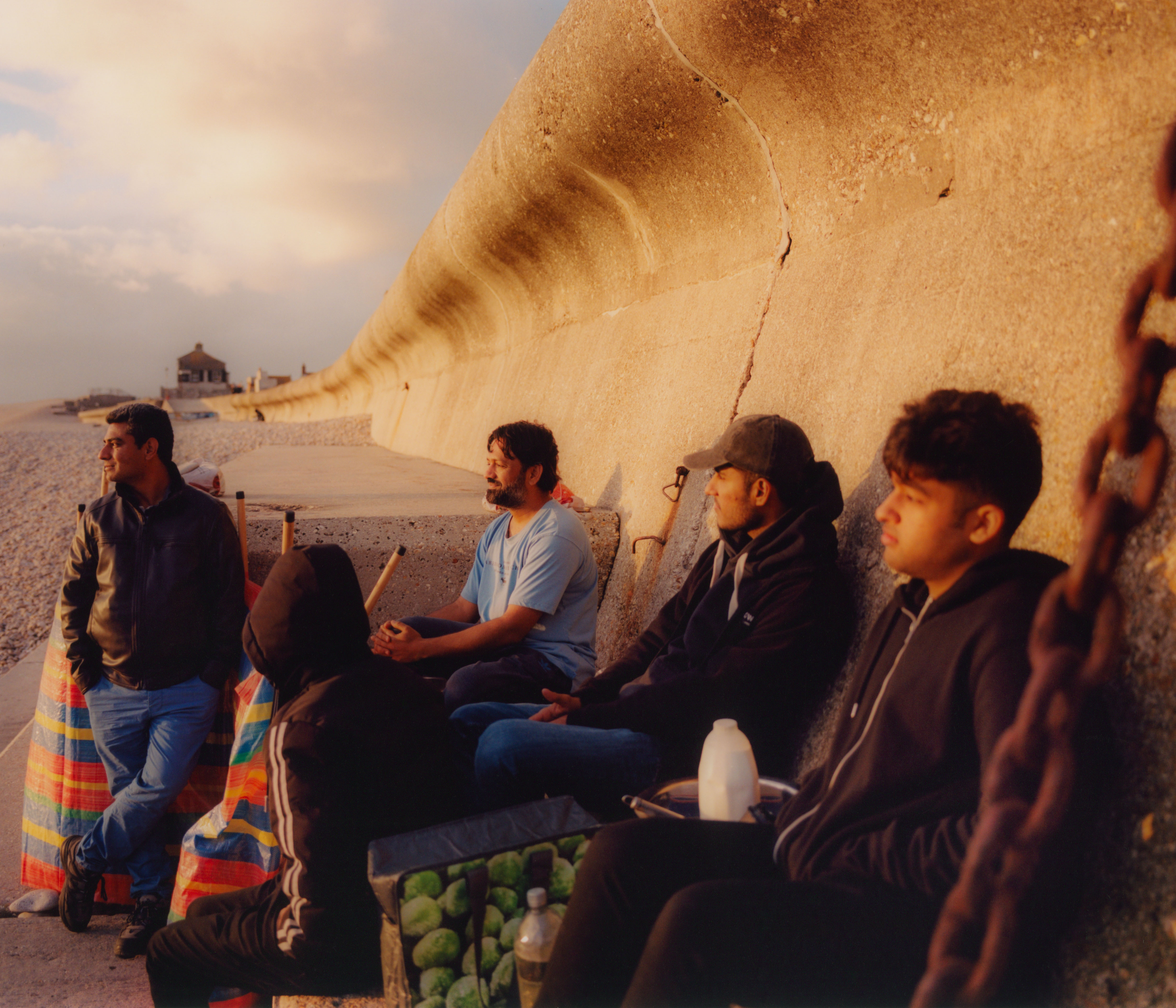 In photos: The boys of the Bibby Stockholm