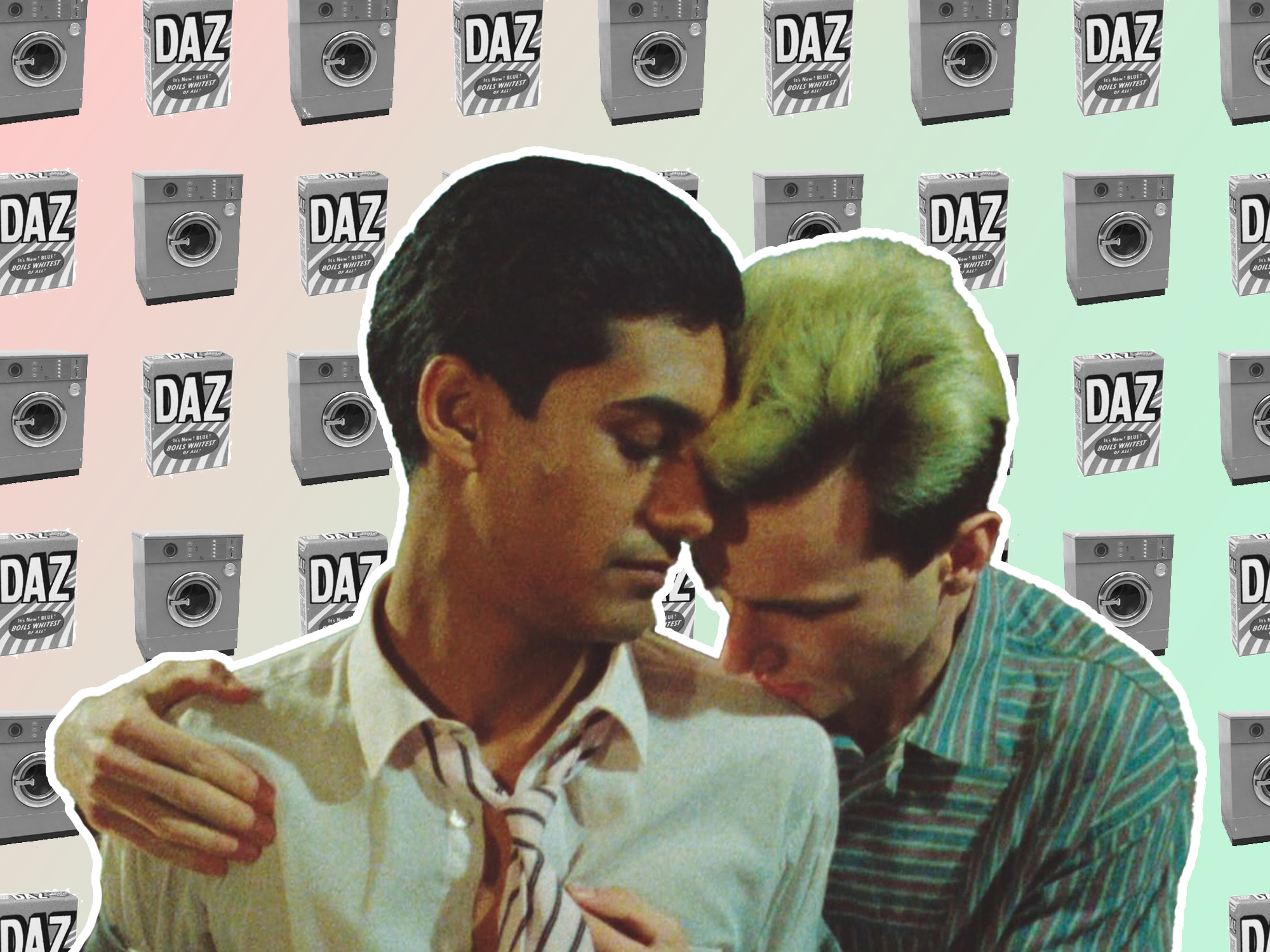 Gordon Warnecke and Daniel Day Lewis in My Beautiful Laundrette