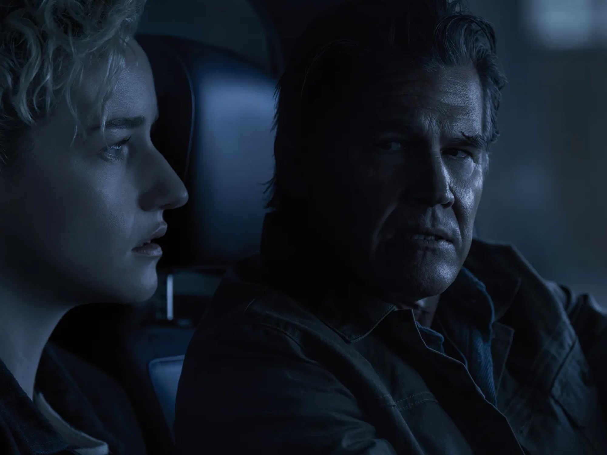 Julia Garner and Josh Brolin in Weapons