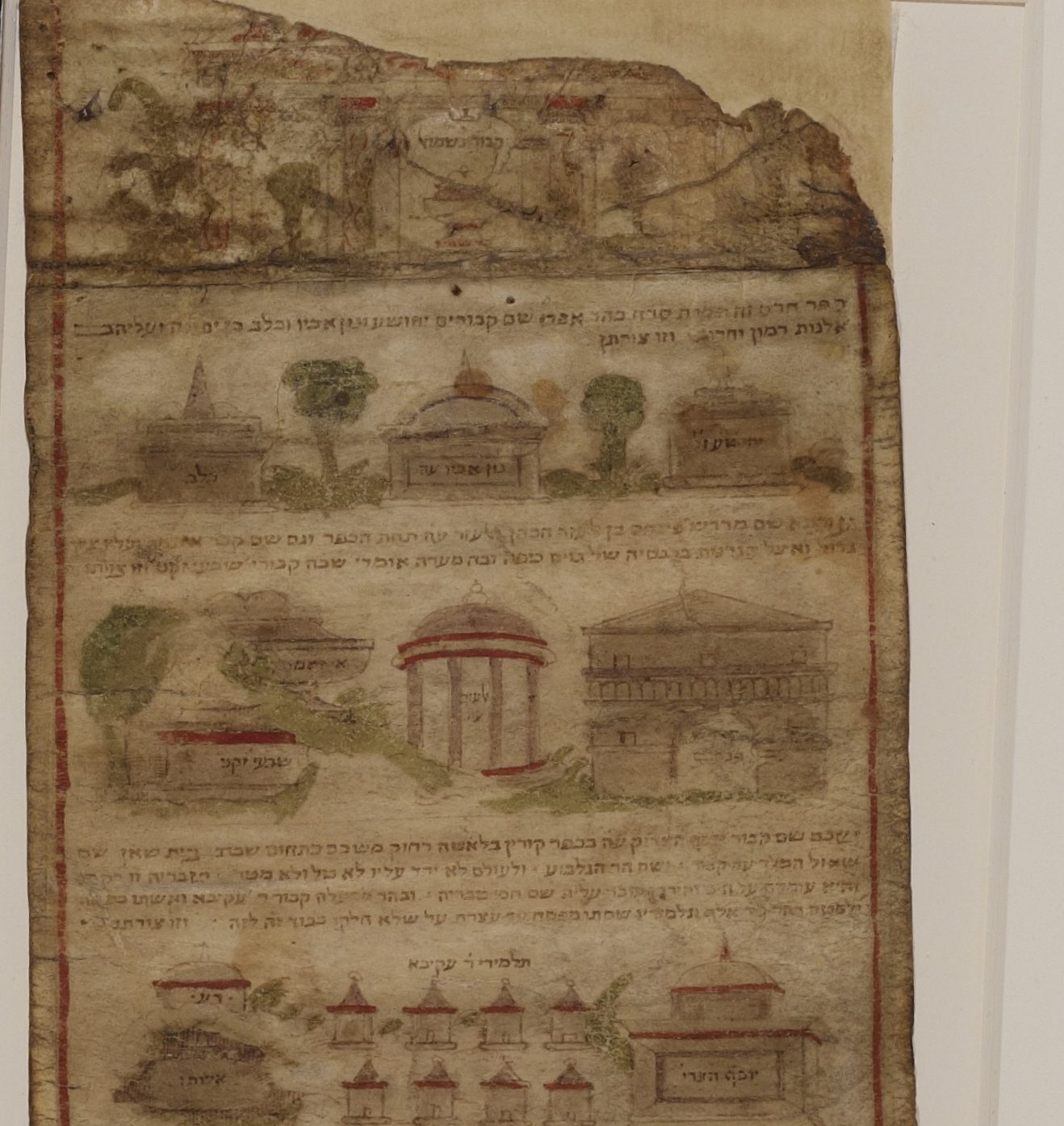 The tombs of the prophet Samuel, Joshua, and the martyred students of Rabbi Aqiba
