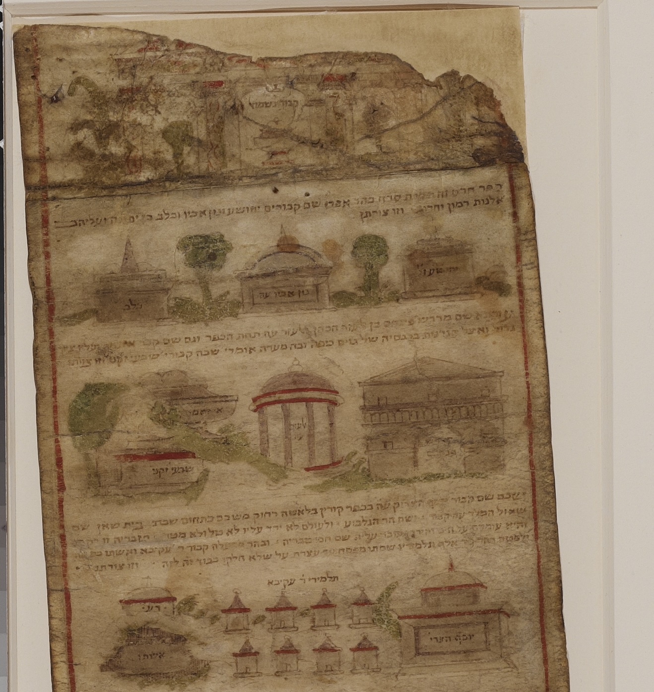 The tombs of the prophet Samuel, Joshua, and the martyred students of Rabbi Aqiba