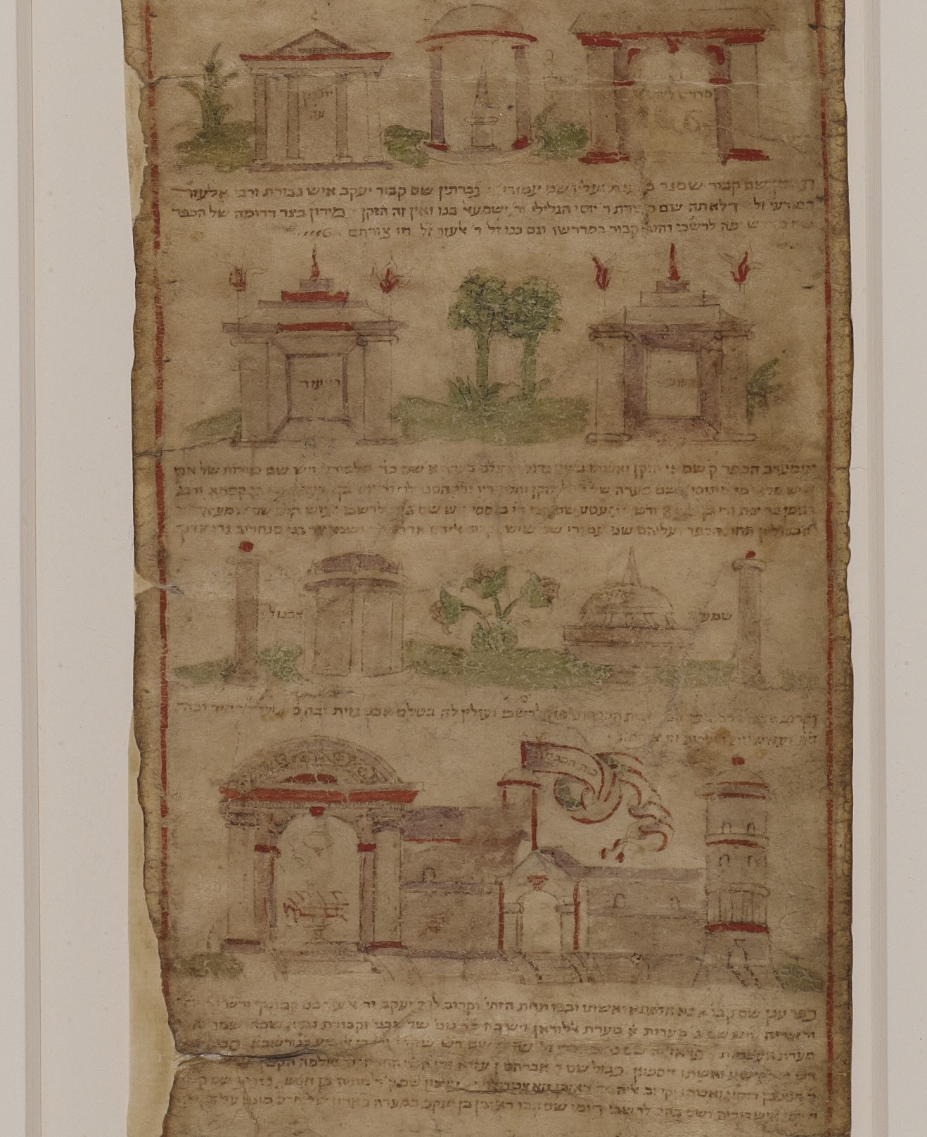 Various tombs of rabbinic and biblical figures