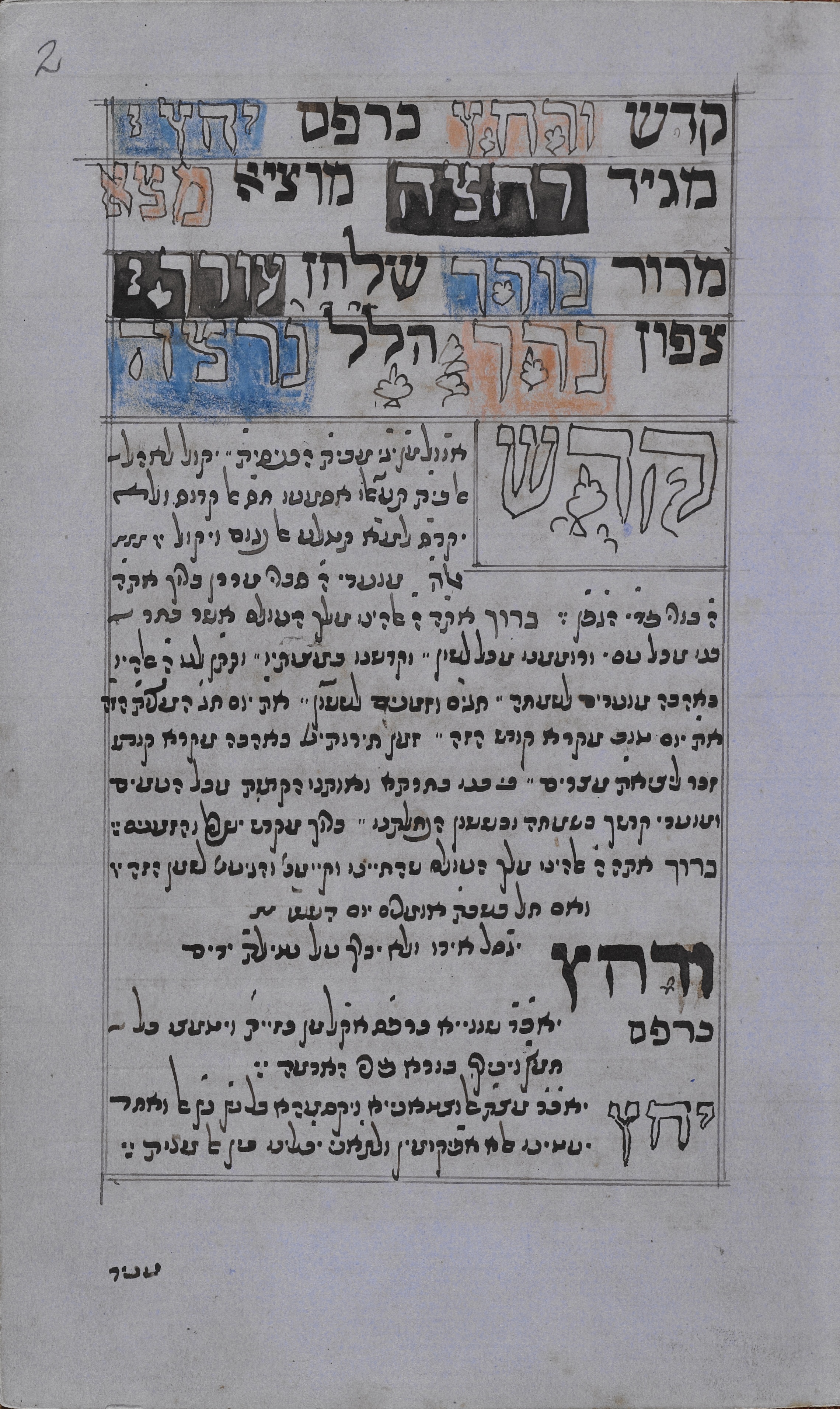 Haggadah Manuscript Bagdhad 9