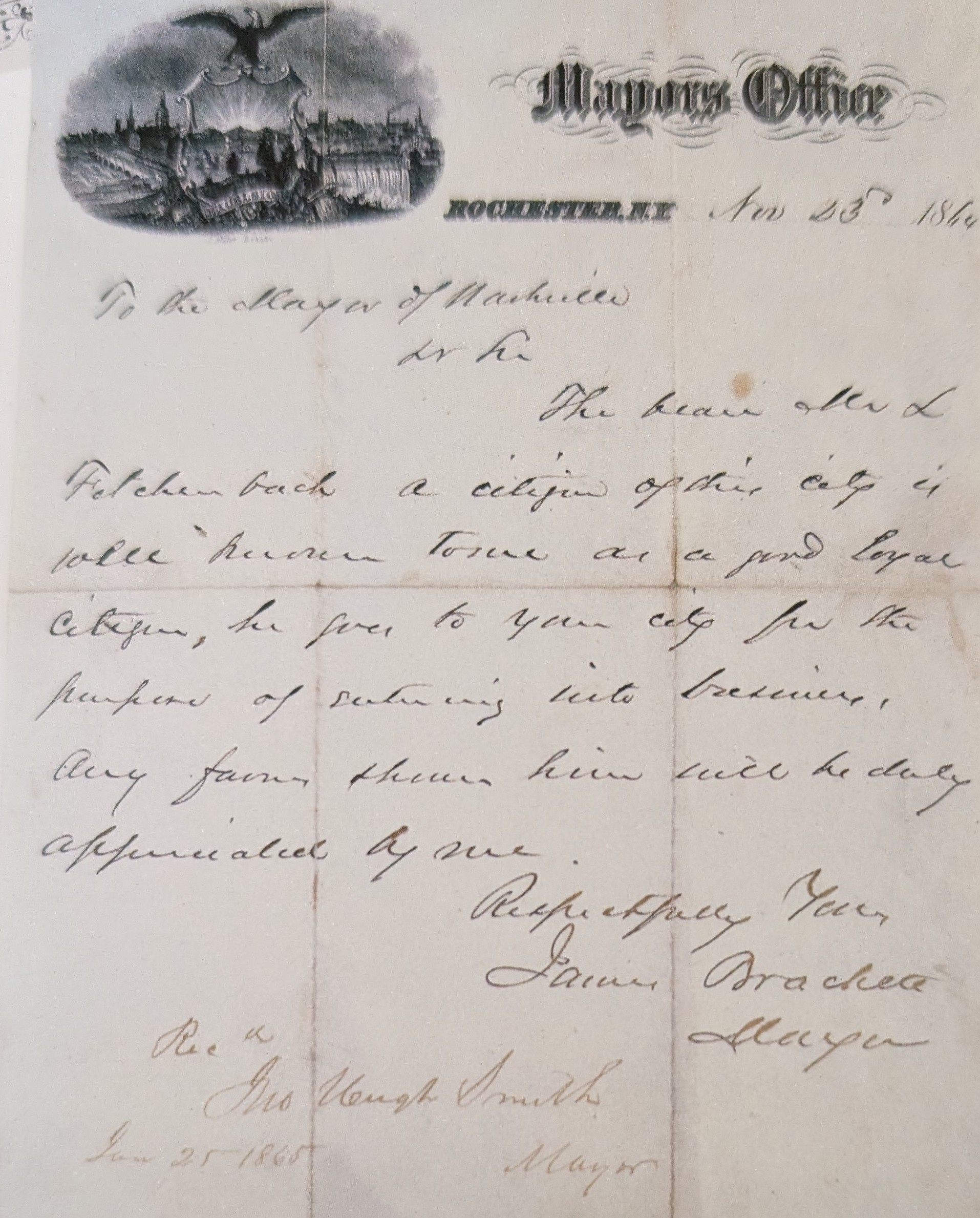 Letter of reference