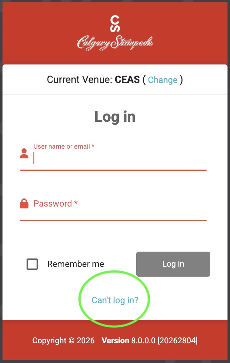 Cant Log In
