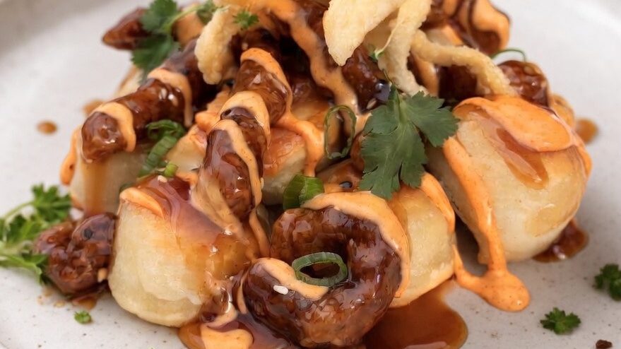 Crispy Ginger Beef Perogies
