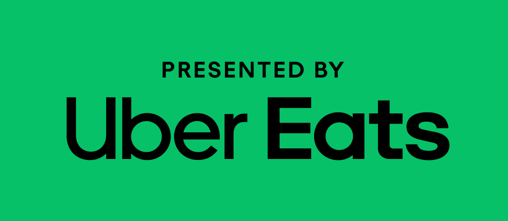 EN presented by horizontal black on green centered 2x