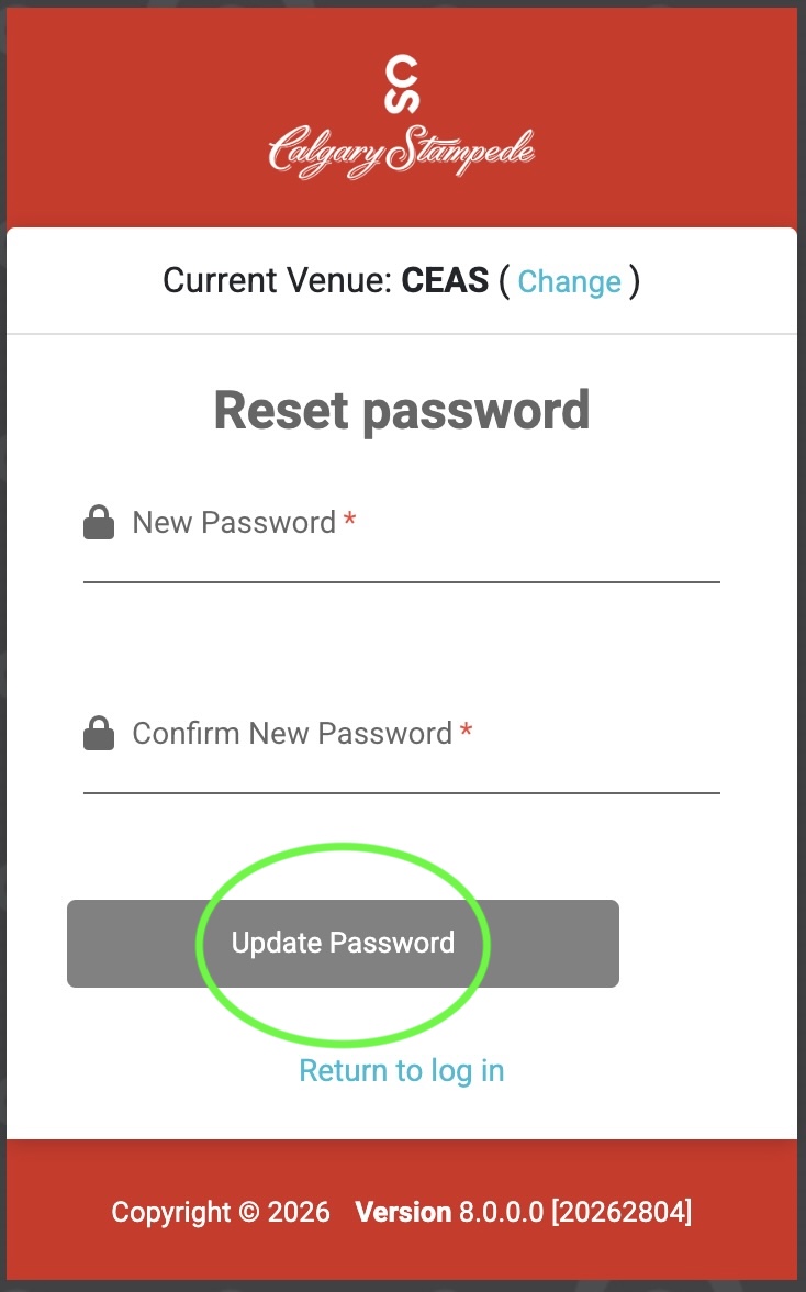 Reset Password