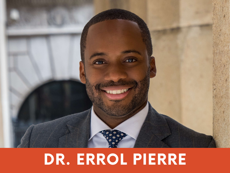 Podcast thumbnail Dr Errol Pierre