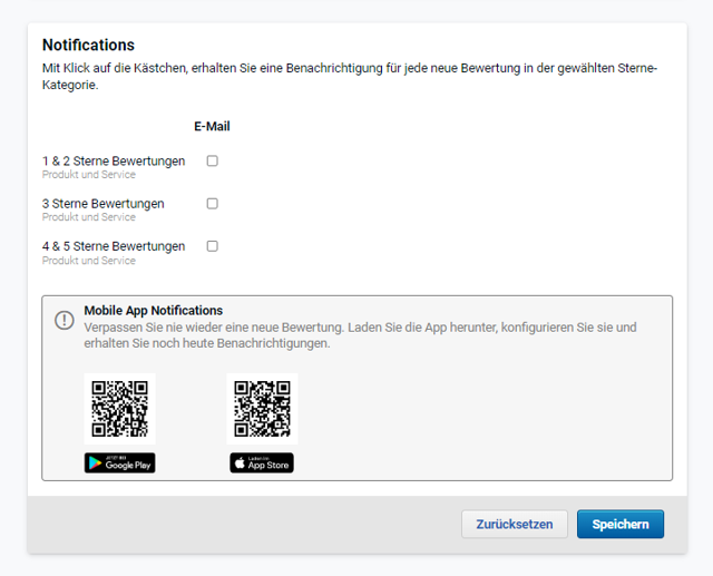 DE noti settings DE noti settings