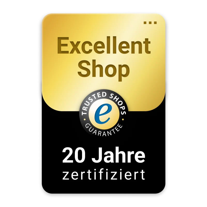 Excellent Shop Award - 20 years Excellent Shop Award - 20 years