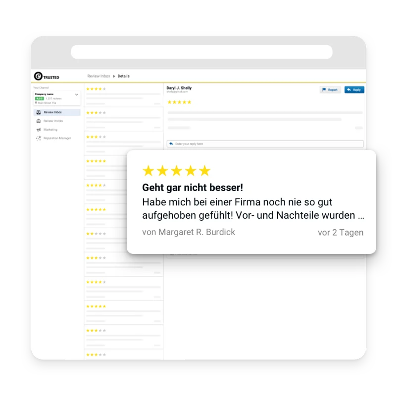 B2B-lösungen mit eTrusted - Feedback B2B-lösungen mit eTrusted - Feedback