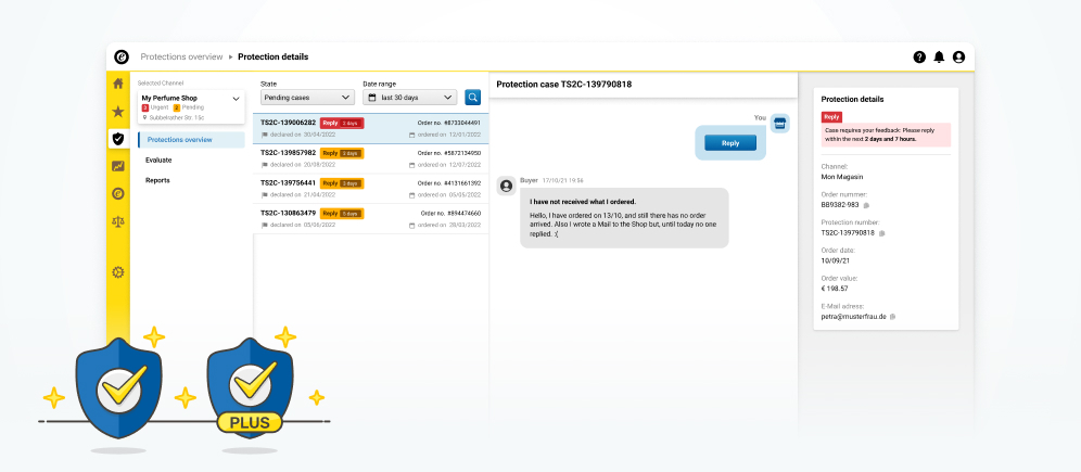 Buyer Protection in Control Centre