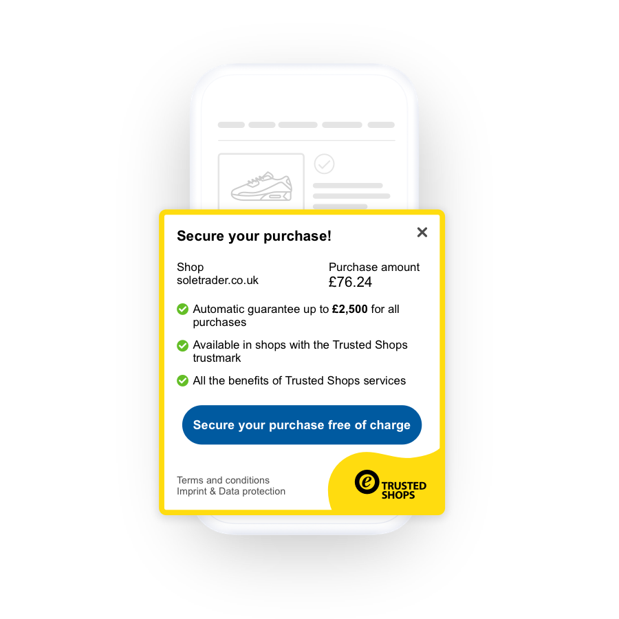 Trusted Shops Buyer Protection example