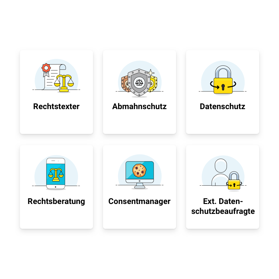 Trusted Shops Legal Services Produktübersicht