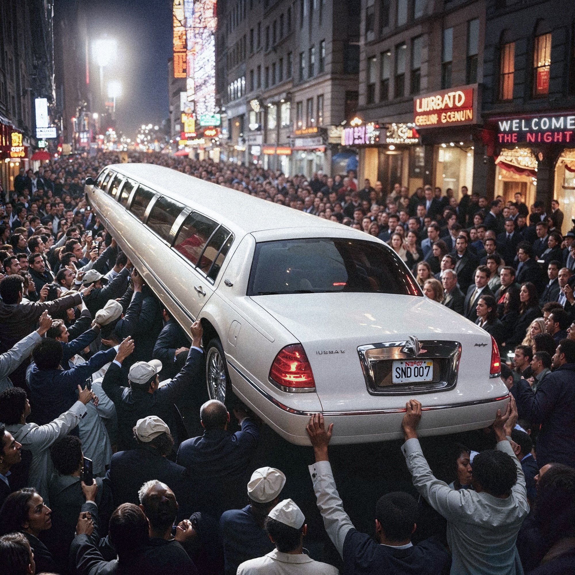 Sad Night Dynamite – Welcome The Night – Album Artwork