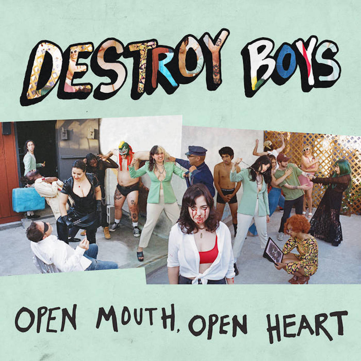 Destroy Boys Open Mouth Open Heart Art