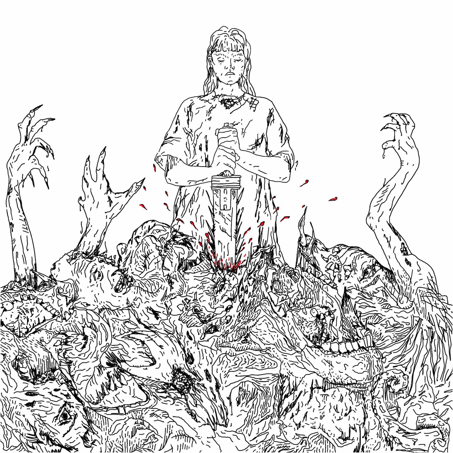 Knife Girl - Uniform cover