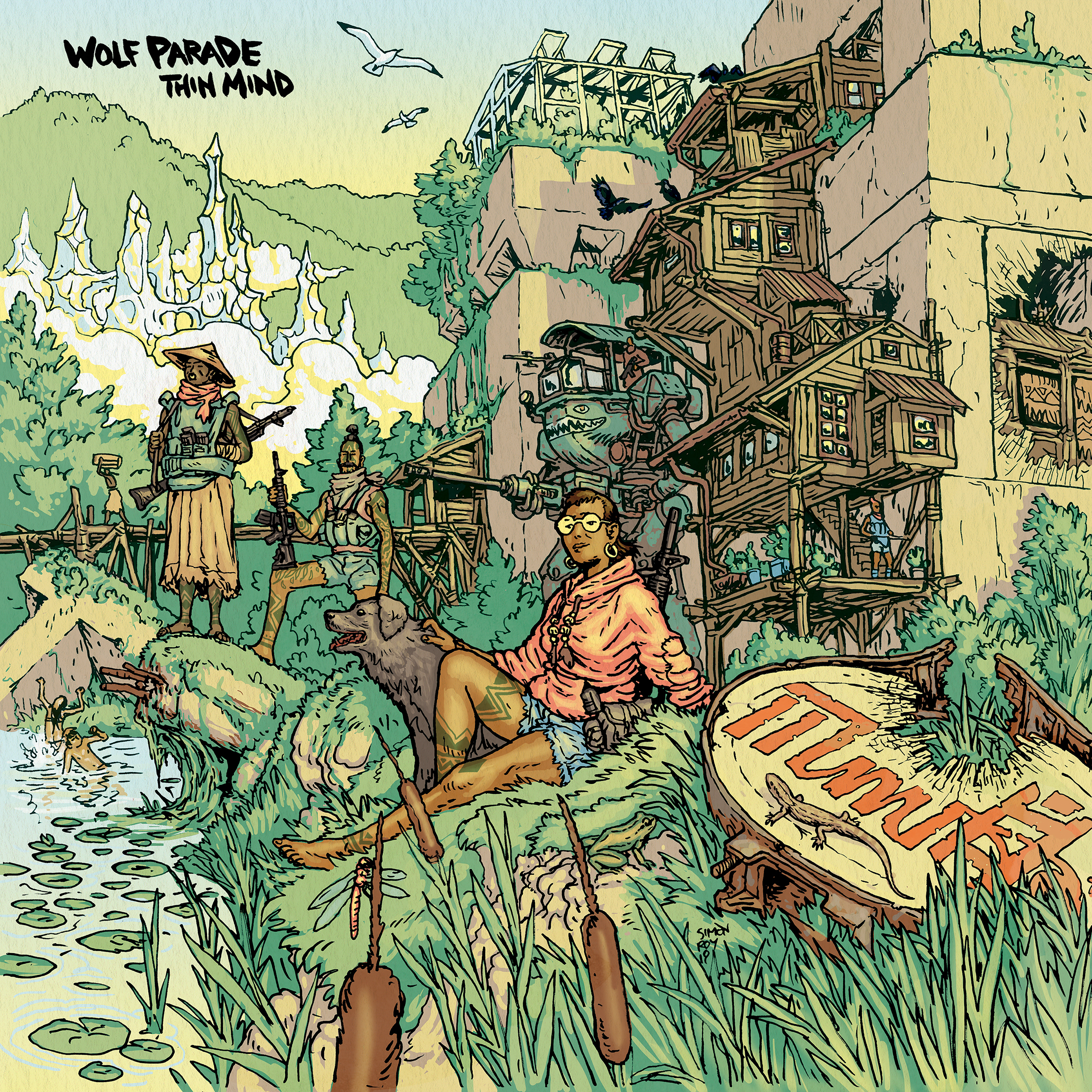 Wolf Parade Thin Mind Cover 2400 002