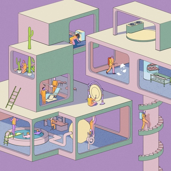 Childcare busy busy people Cover Art