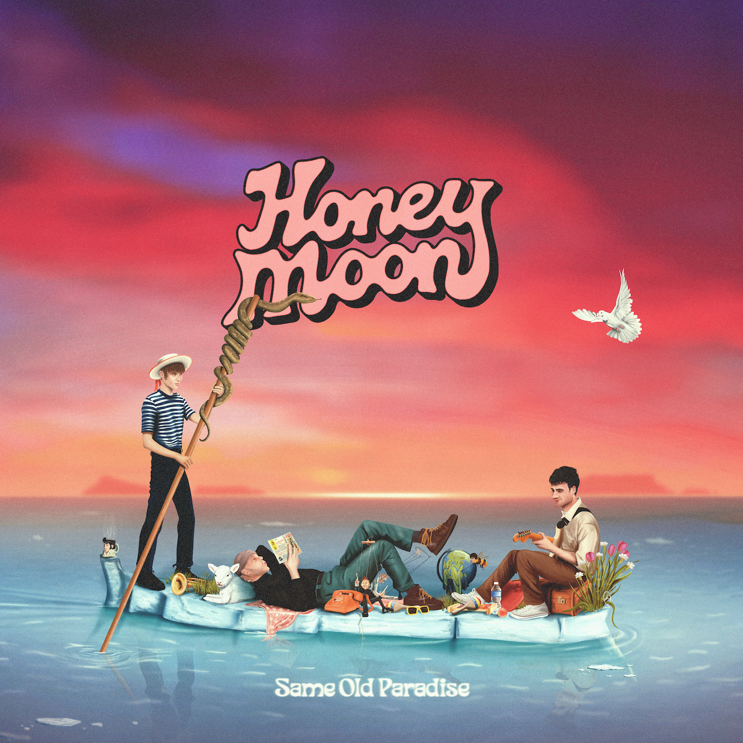 Honey moon same old paradise art