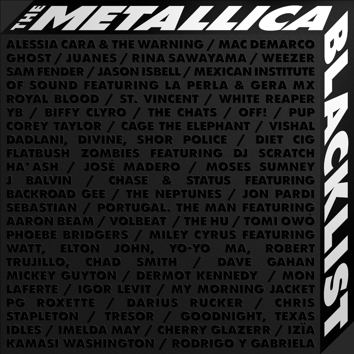 Metallica the blacklist art