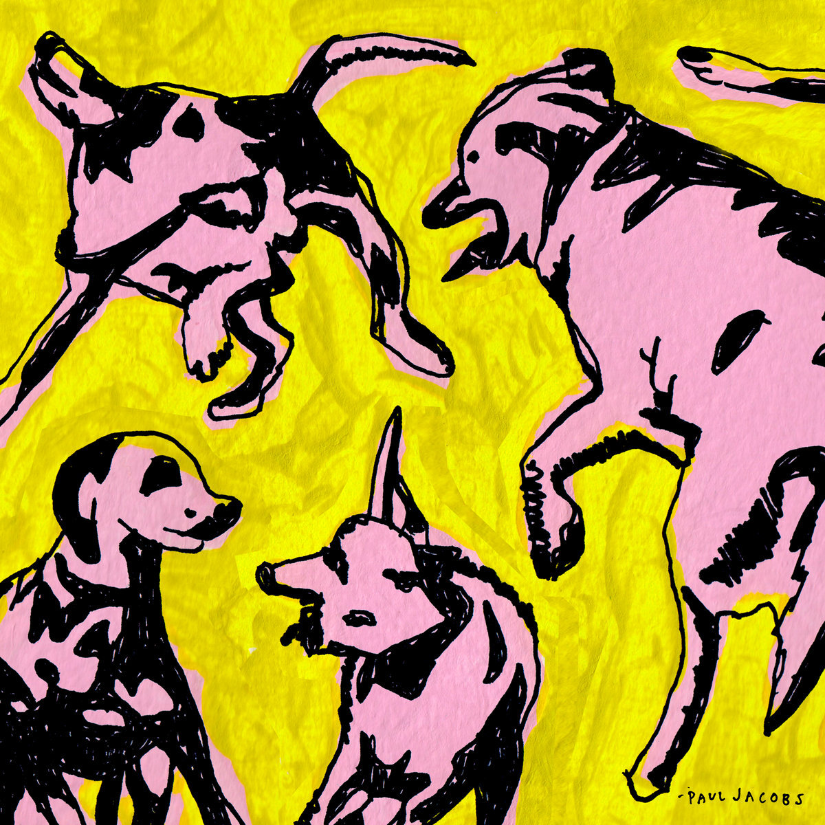 Pauljacobspinkdogsartwork