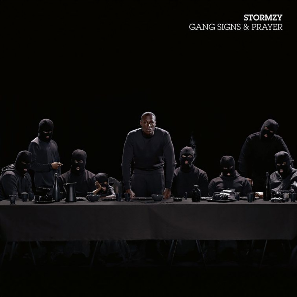 Stormzy gang signs prayer