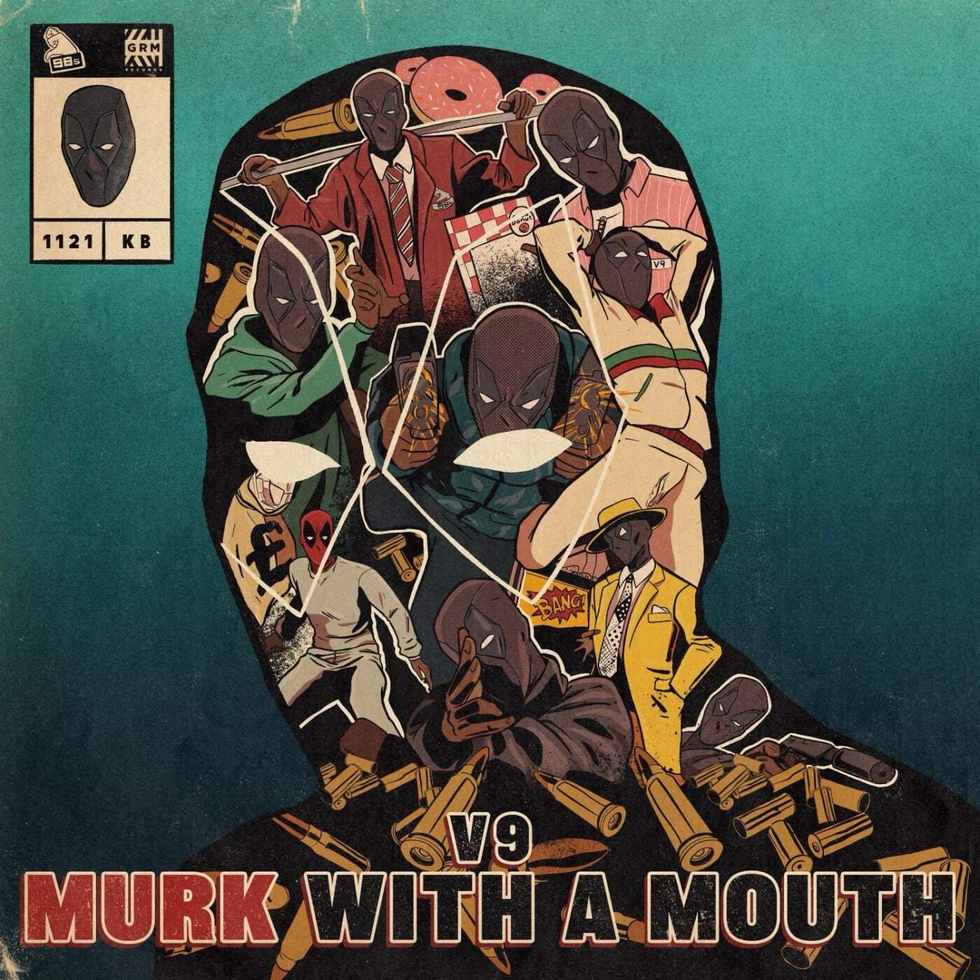 V9 murk with mouth art
