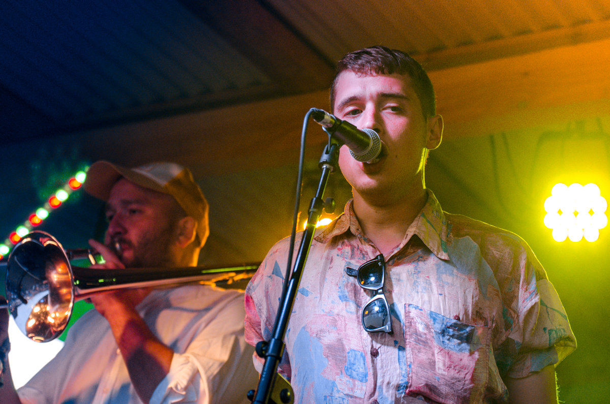 Gorgeous George 060914 Bestival 2014 by Howard Melnyczuk