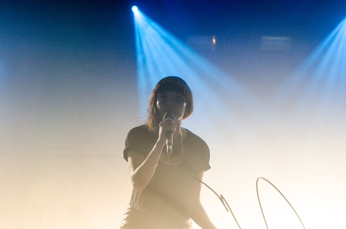 Chvrches 070914 Bestival 2014 by Howard Melnyczuk