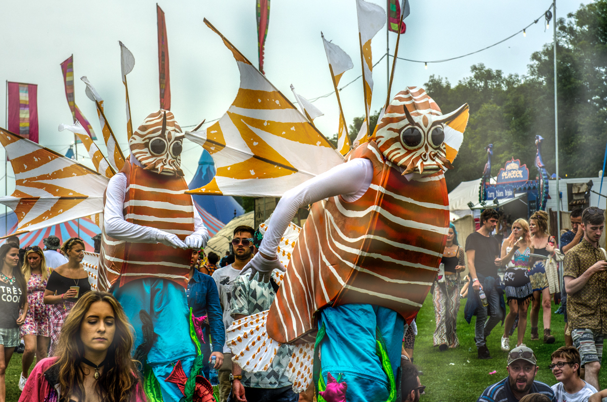 Undersea Creatures 050914 Bestival 2014 by Howard Melnyczuk