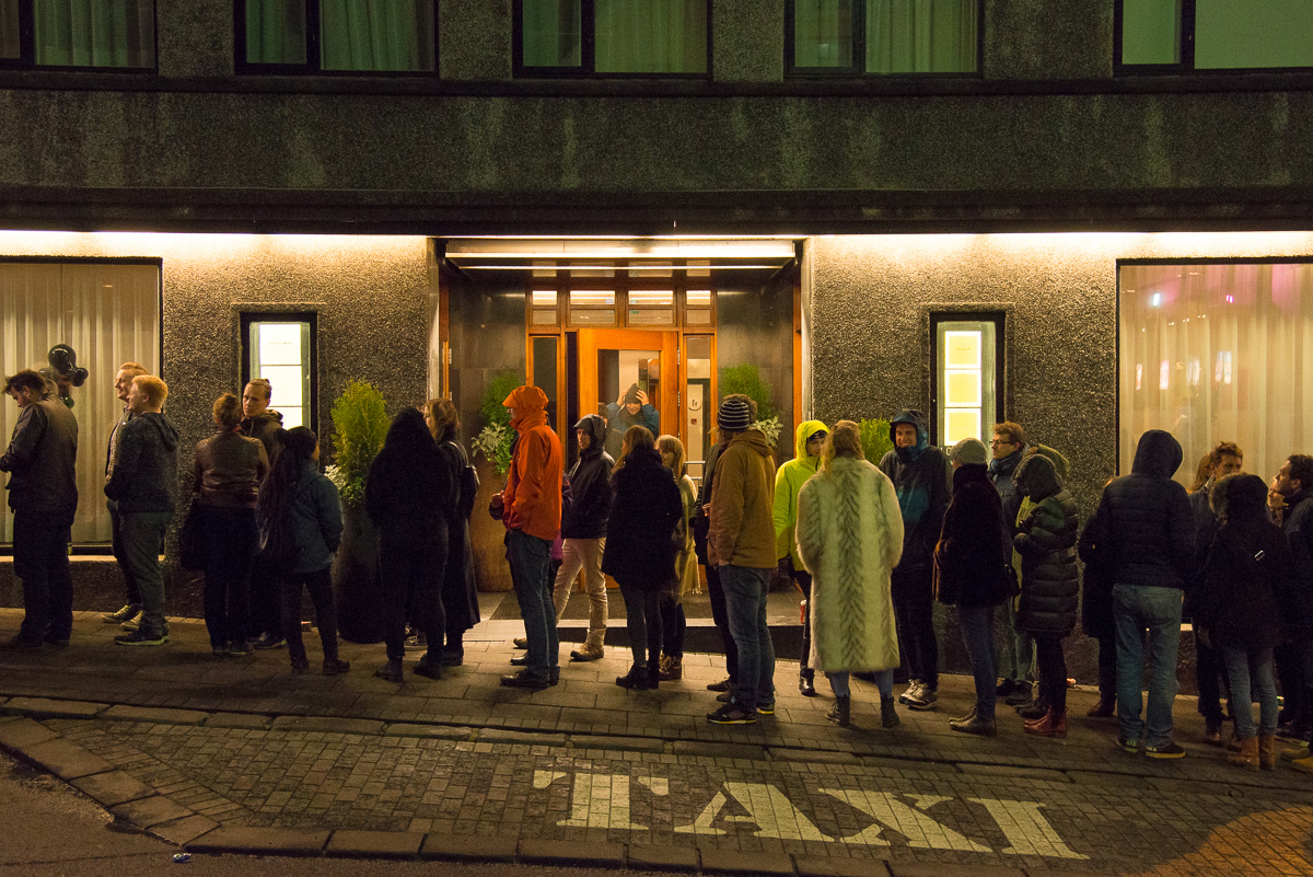 Queue during Iceland Airwaves 2014 Sebastien Dehesdin 02
