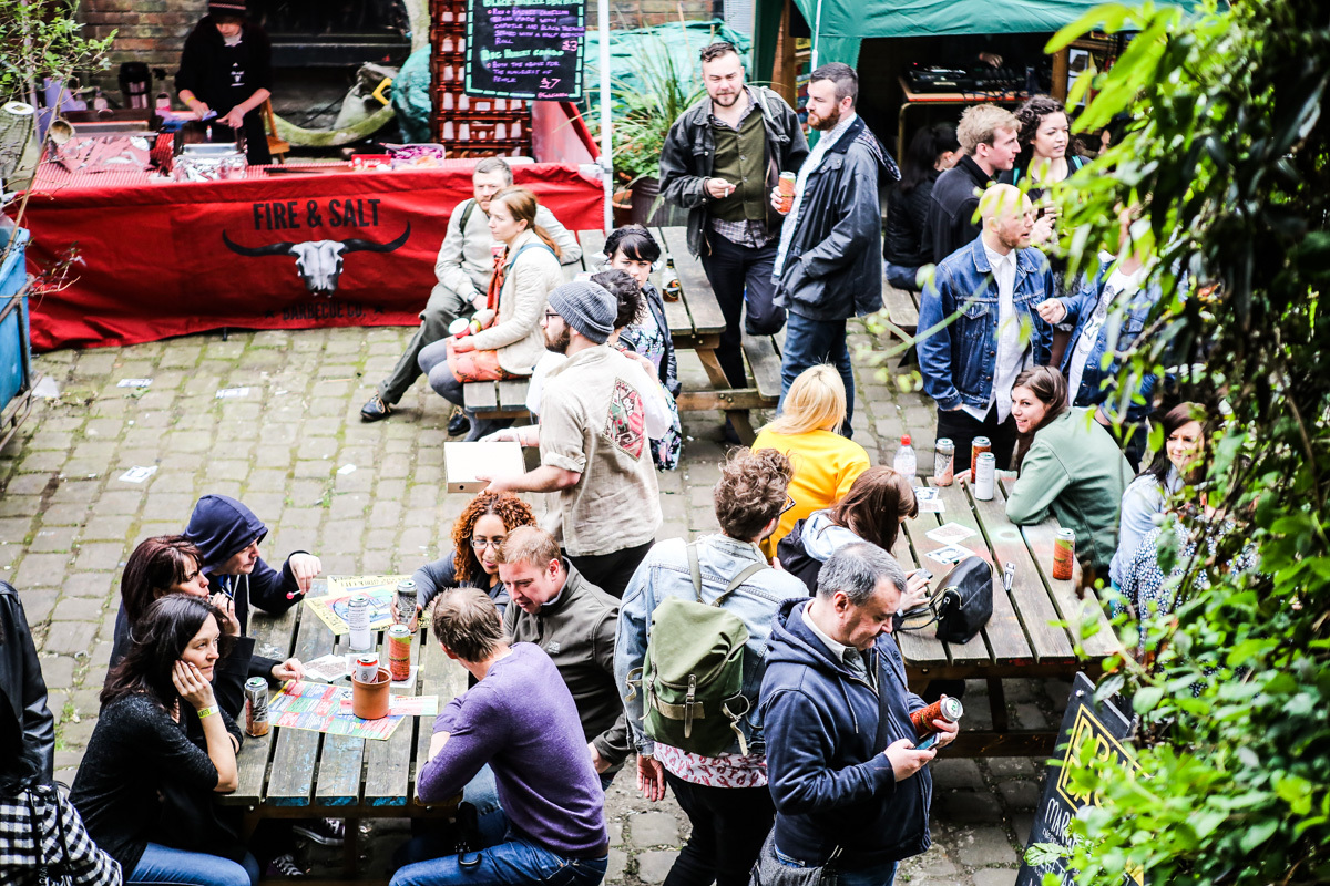 Pre gig drinks Sounds From The Other City 2014