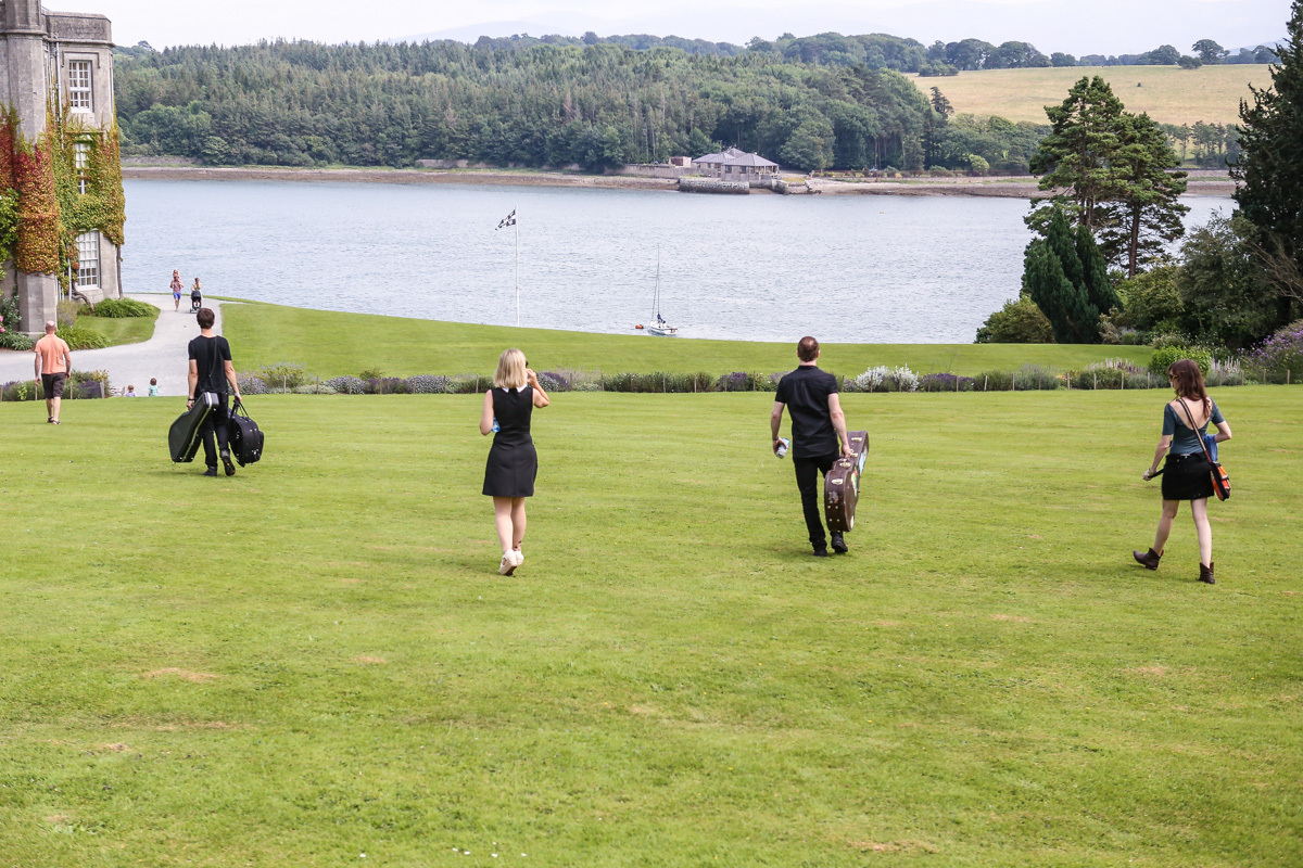 Anglesey heading off for acoustic set