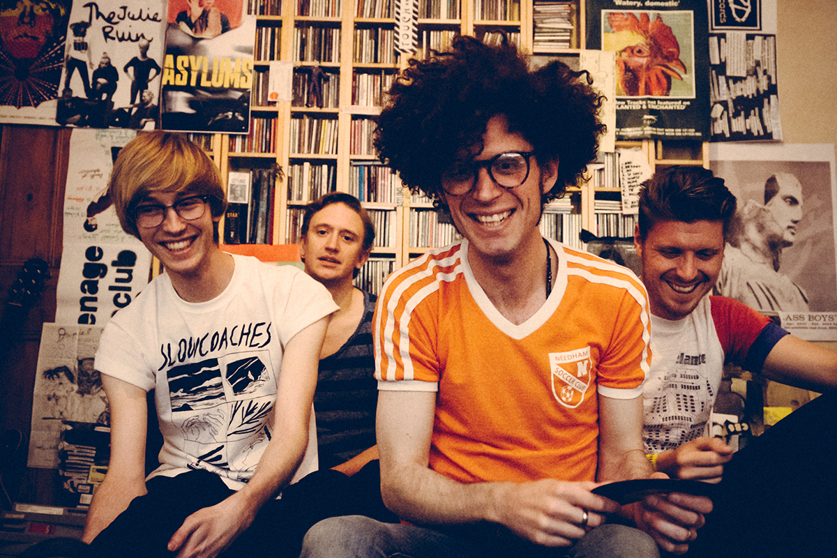 3 The band launched Cool Thing Records at the same time as Asylums This press shot was shot in the same bedroom where they run the label