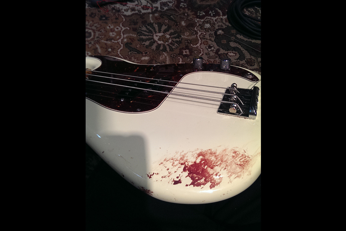 Blood sweat and occasionally tears go in to our gigs