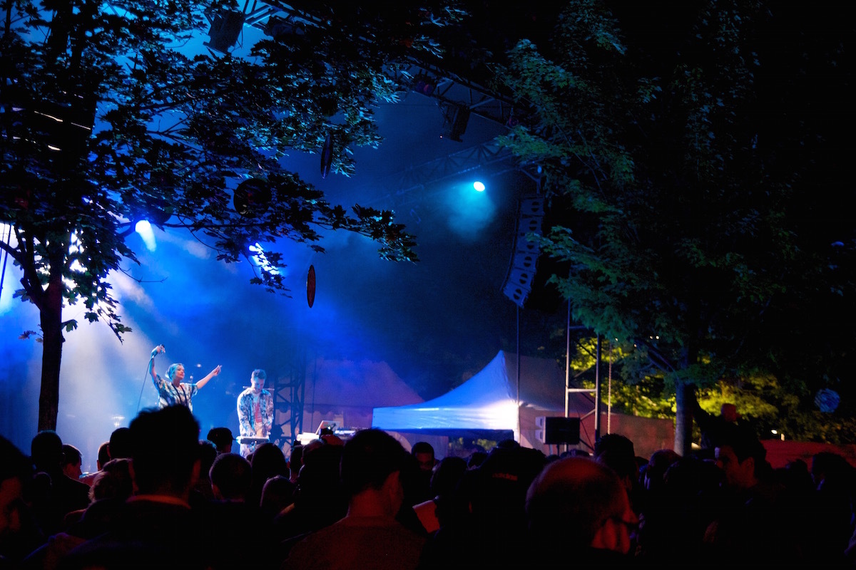 Europavox Outside stage in the trees