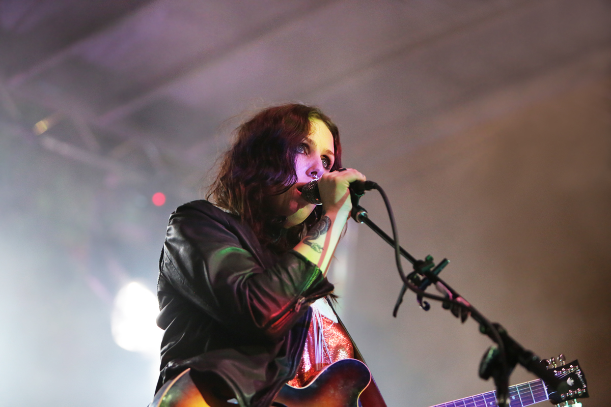 Chelsea Wolfe at Levitation Psych Fest in Austin Texas on May 10th 2015 by Kirstie Shanley
