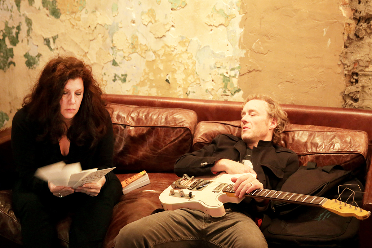 Line of the Best Fit Alan and Mimi compose setlist closeup