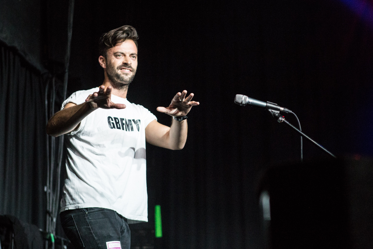 Compere People s Assembly Manchester Academy Mike Hughes 2