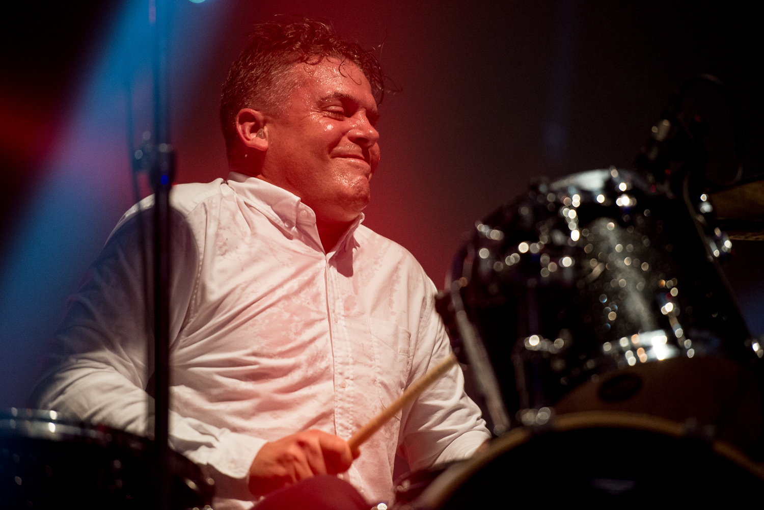 Battles perform at the Pitchfork Music Festival in Paris France 05