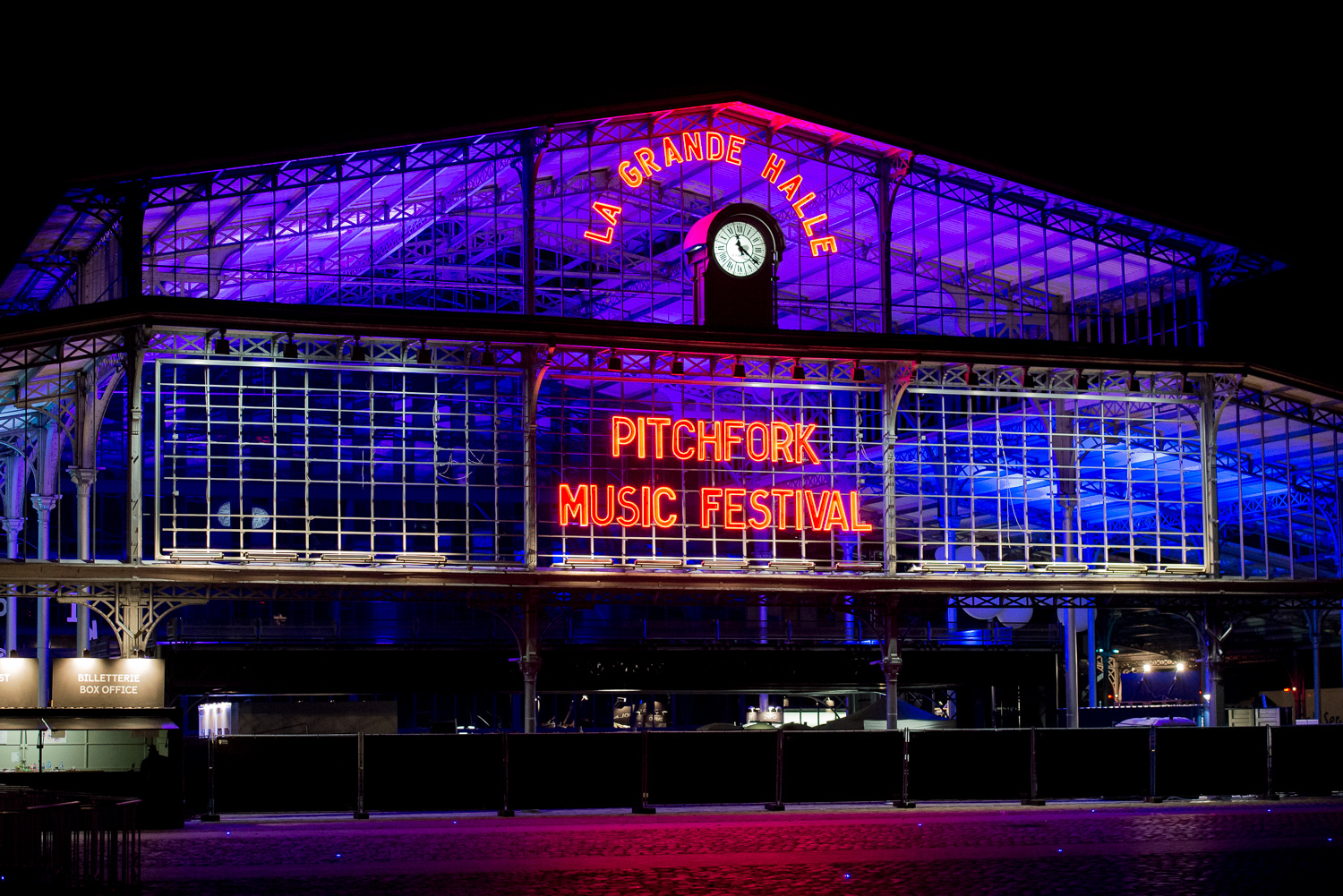 La Grande Halle de la Villette in Paris where the Pitchfork Music Festival takes place 12
