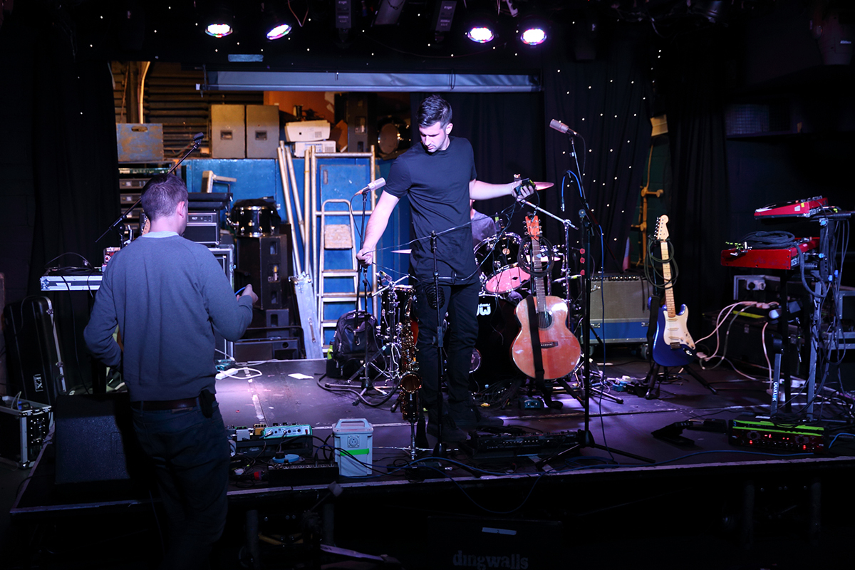 X ambassadors setting up dingwalls bc02