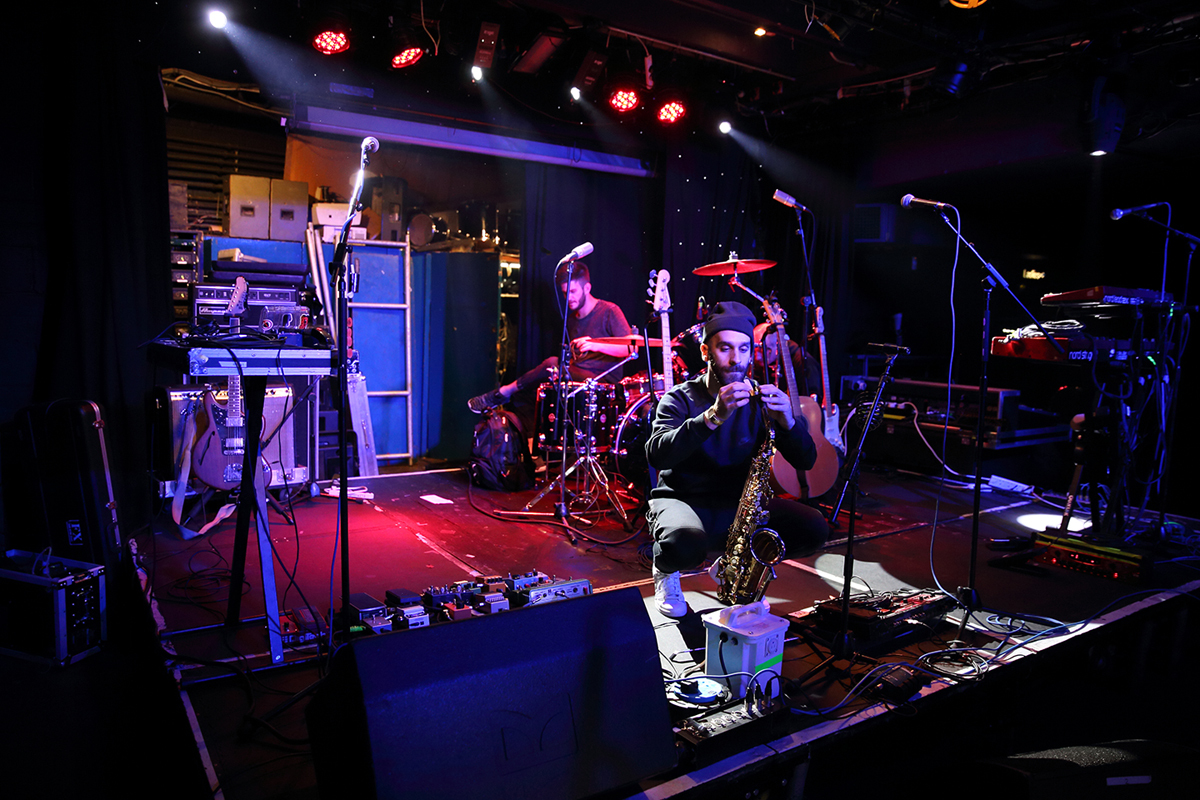 X ambassadors setting up dingwalls bc03