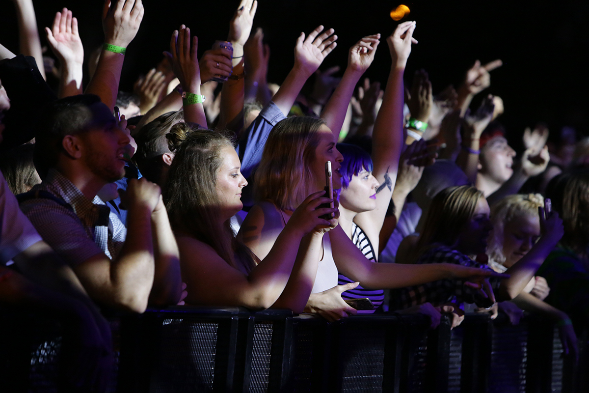 The L Ine of Best Fit Pfork Fest by Kirstie Shanley Crowd for Shamir