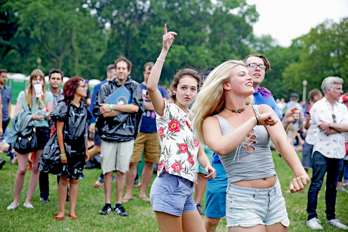 The L Ine of Best Fit Pfork Fest by Kirstie Shanley crowd