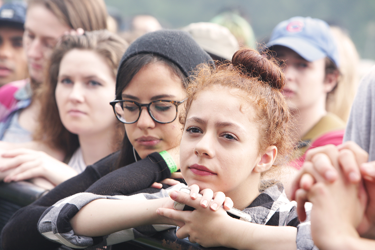 The L Ine of Best Fit Pfork Fest by Kirstie Shanley crowd for Julia Holter