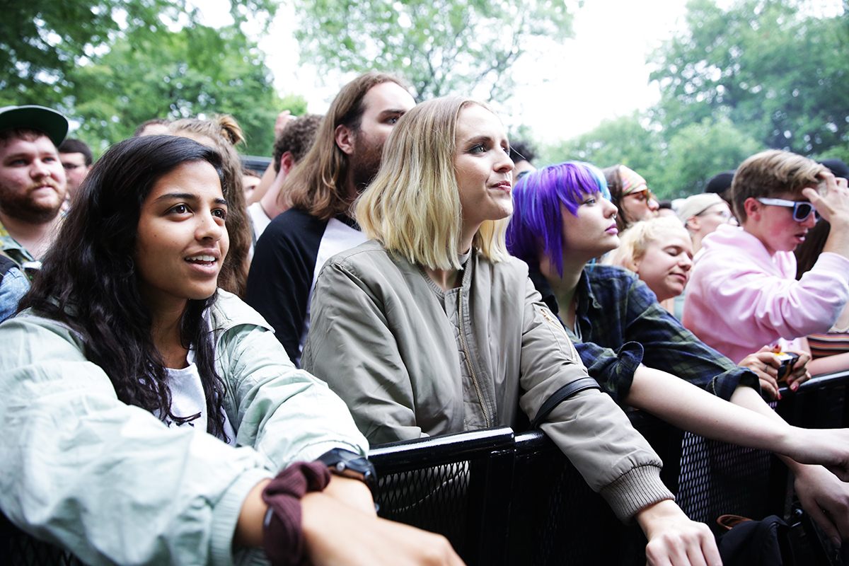 The L Ine of Best Fit Pfork Fest by Kirstie Shanley crowd for Mick Jenkins