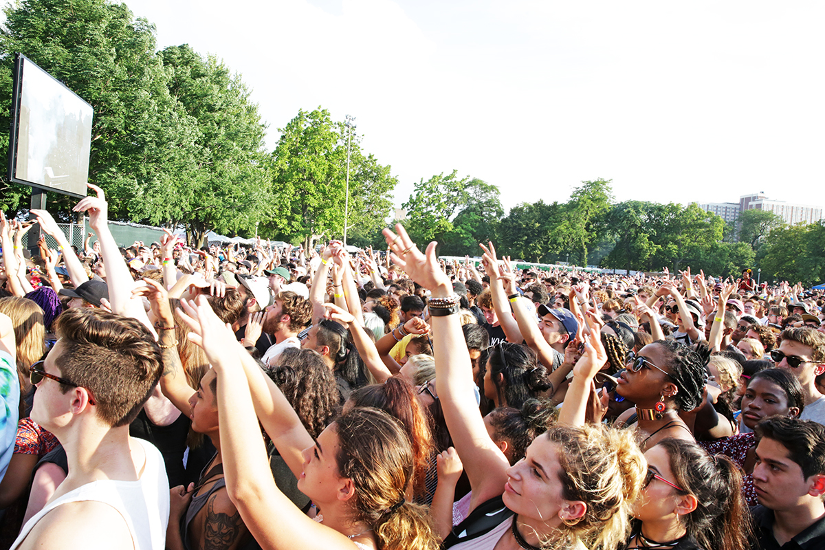 The Line of Best Fit Pitchfork Day Three by Kirstie Shanley crowd for Jeremih